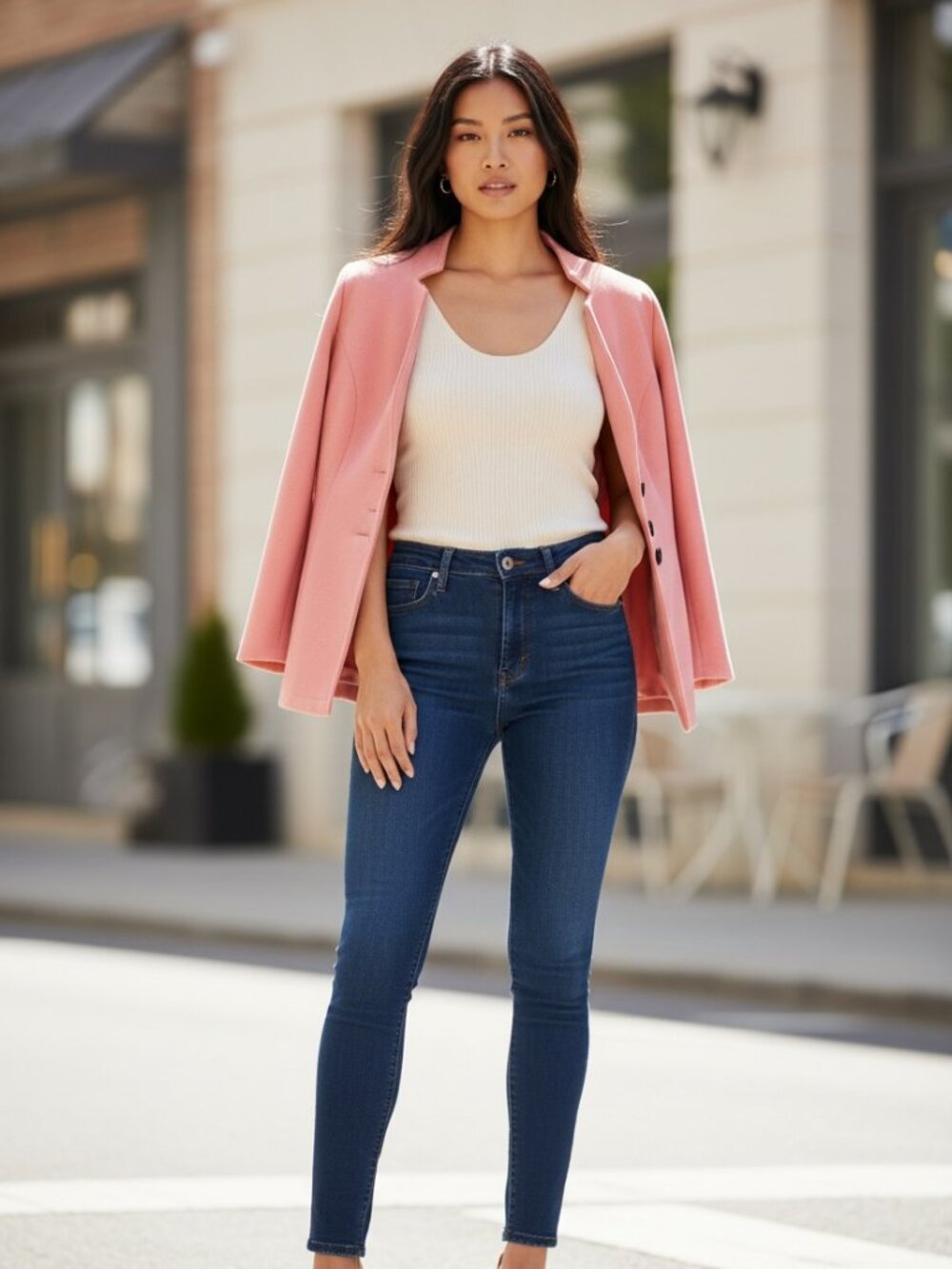 Pink Women's Blazer